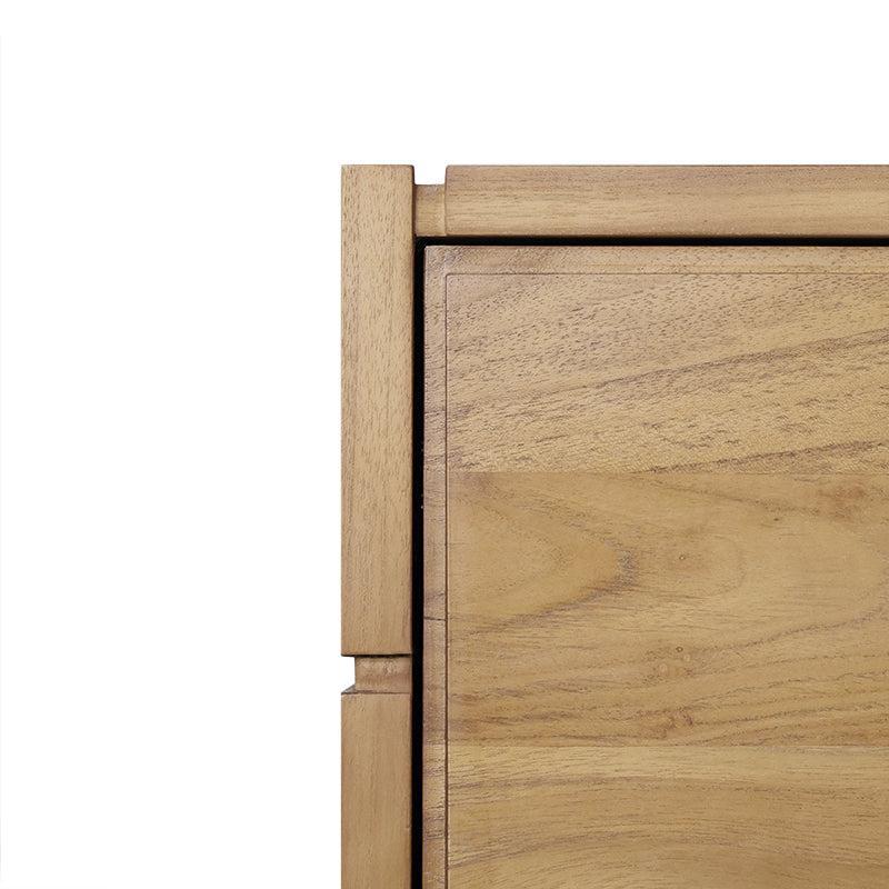 Geometric Oak TV Console Unit