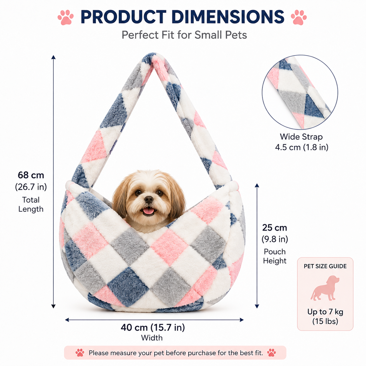 SnuggleGo Pet Carrier Sling