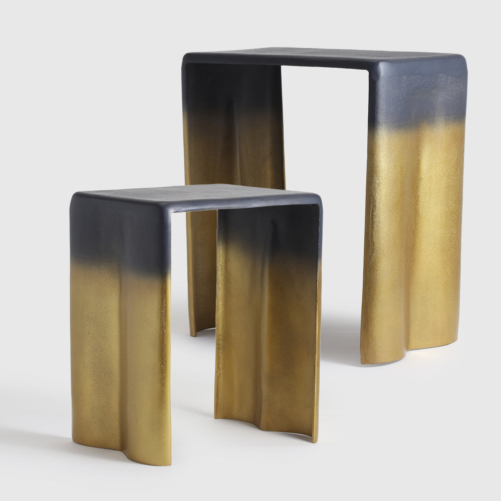 Twin Tala Aluminium Accent Table – Set of 2