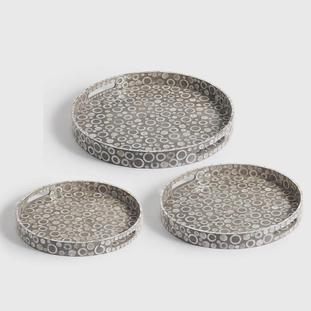 Kass Pearl Tray – Elegant Decorative Serving Set