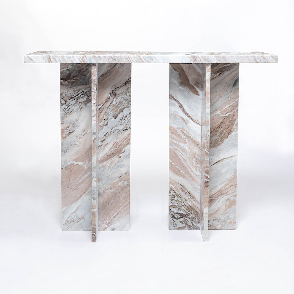 Butterscotch Indian Marble Console Table – Handcrafted Luxury Stone Furniture