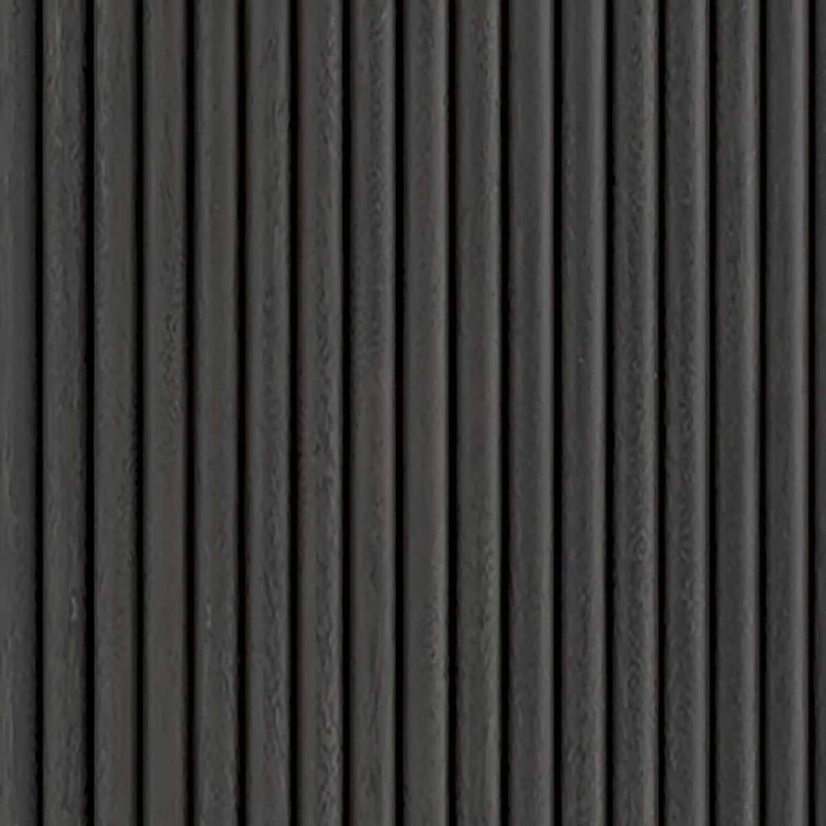 Modern Black Fluted TV Console with Marble Top