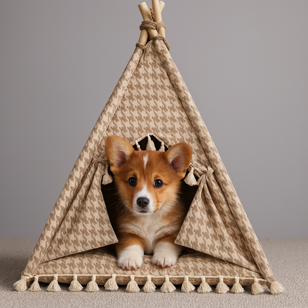 Houndstooth Haven Pet Tent