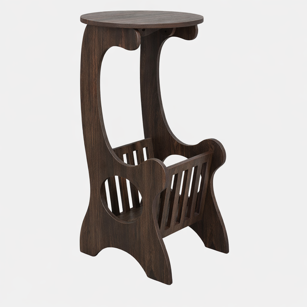 Smart Livin Milo Engineered Wood End Table - Auburn Oak