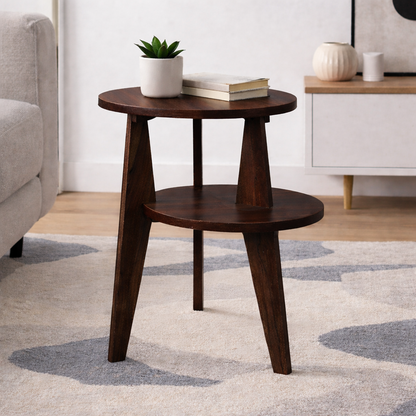 Smart Livin Ned Engineered Wood End Table - Auburn Oak