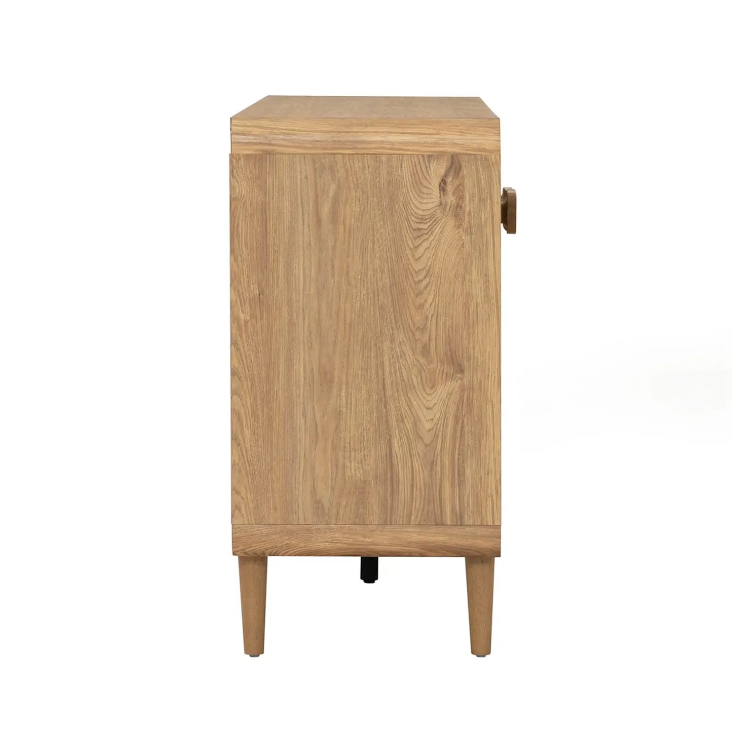 Scandinavian Oak Sideboard with Drawers & Cabinets