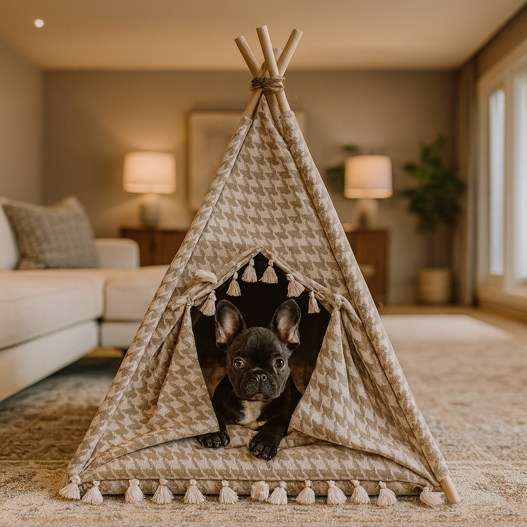 Houndstooth Haven Pet Tent