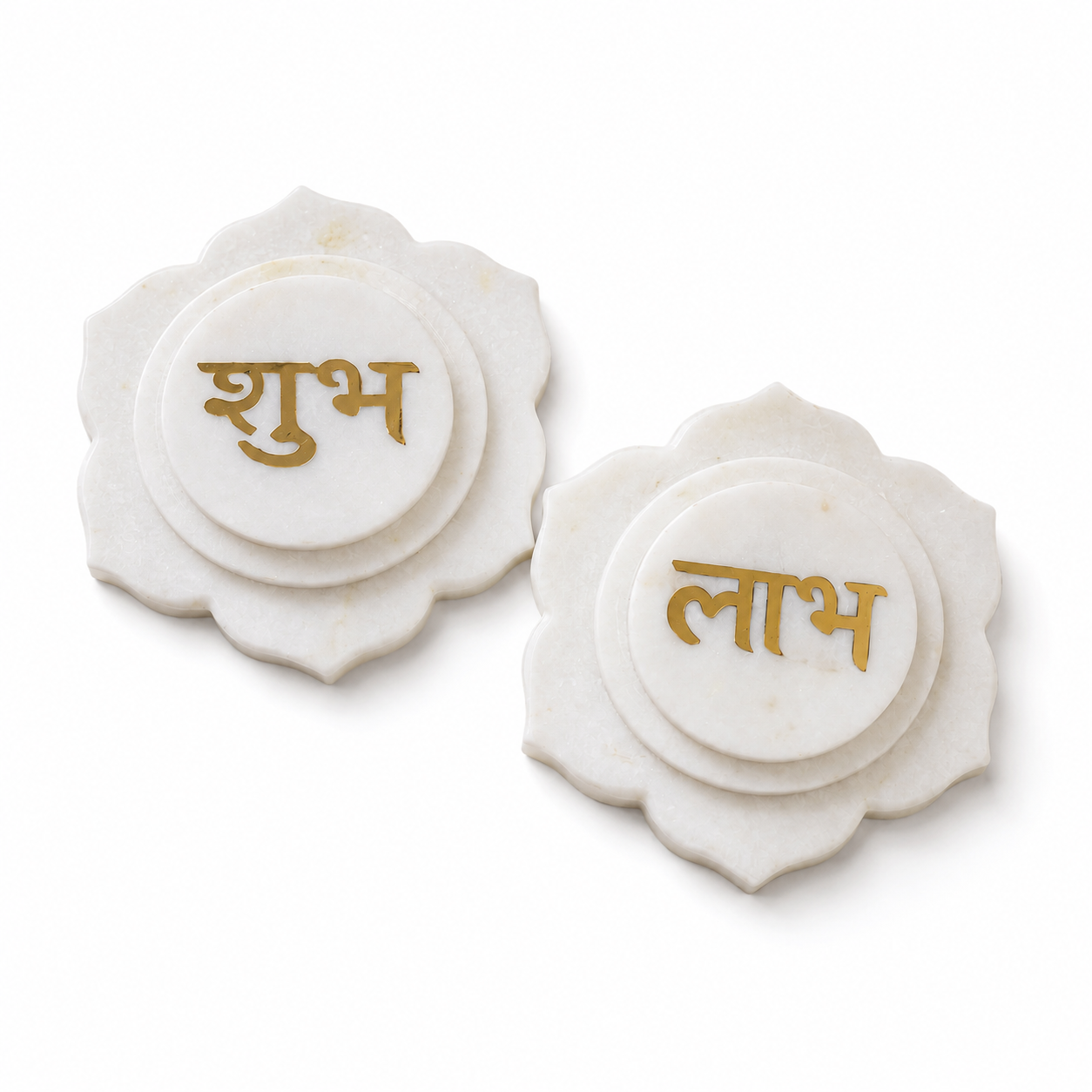 Elegant Marble Shubh Labh