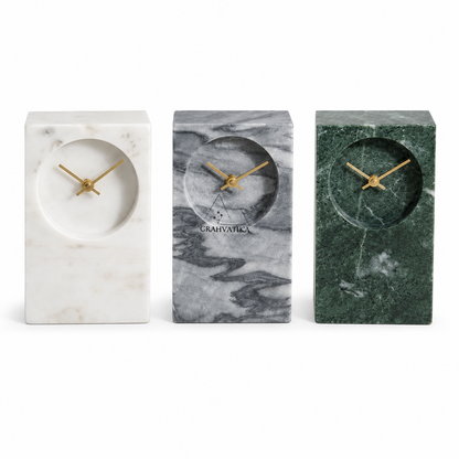 Marble Desk Clock