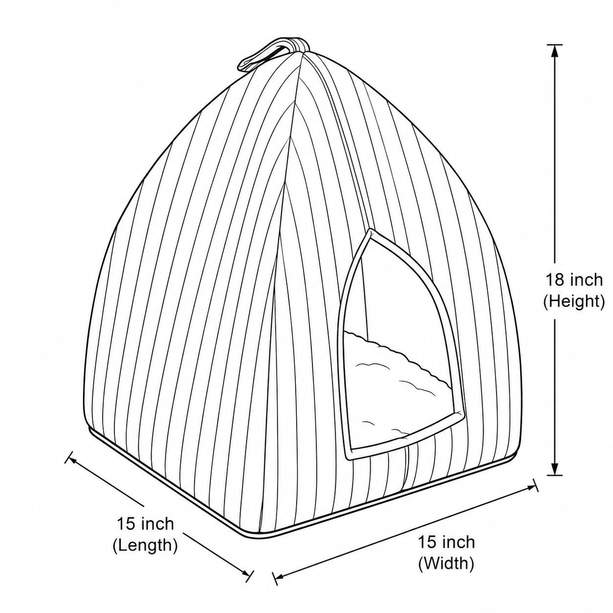 Highland Cozy Pet Cave