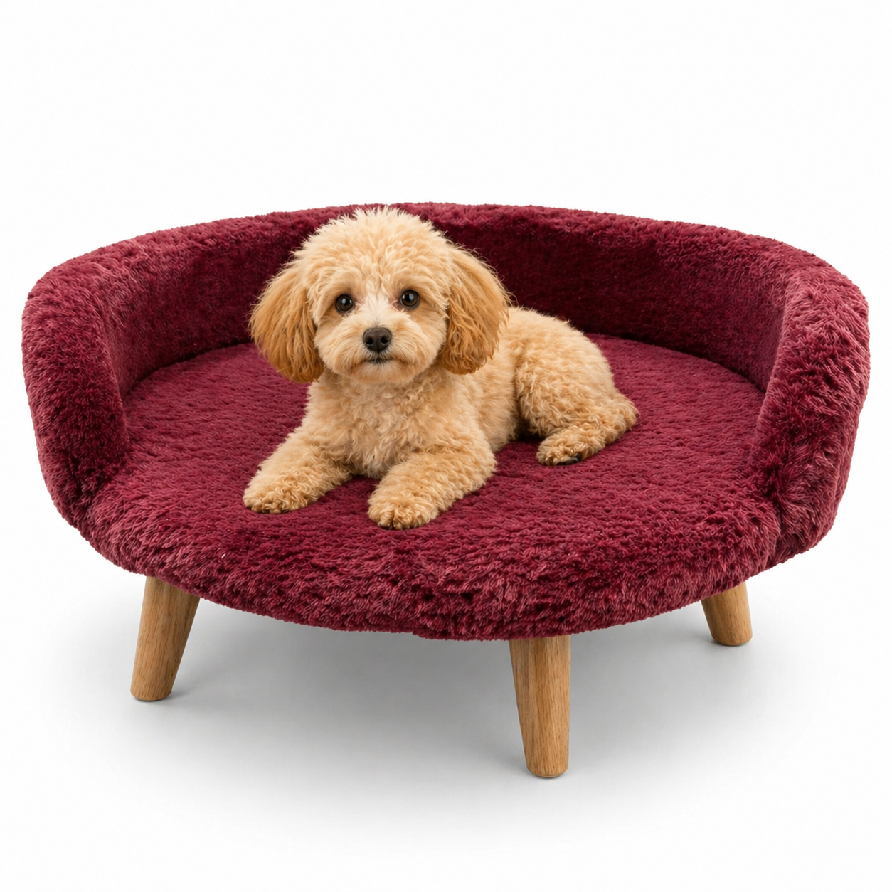 Premium Small Pet Bed for Newborn Pets | Ultra Soft & Cozy | 45x45 cm