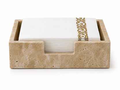 Travertine Marble Napkin Holder