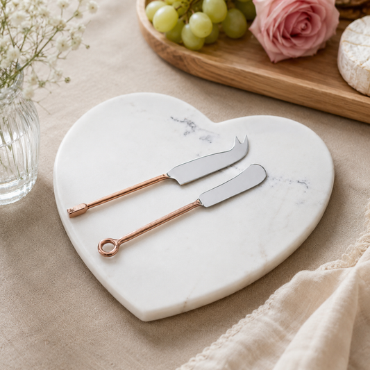 Heart-Shaped Serving Board | Elegant Tableware & Gifting