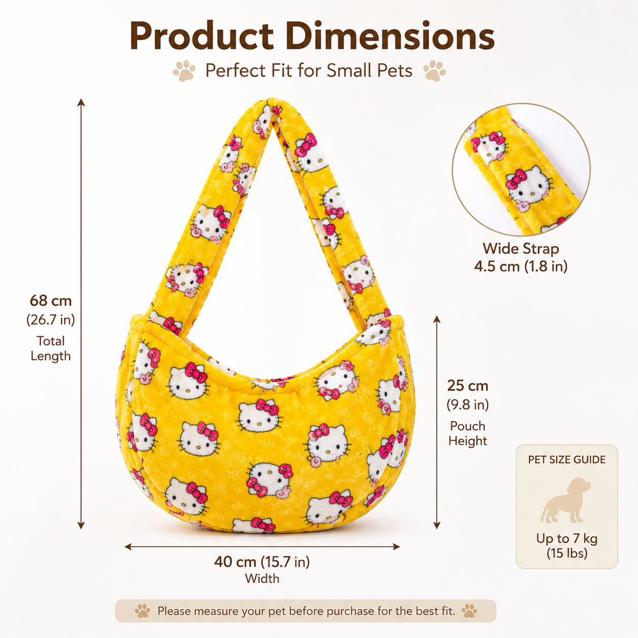 SnuggleGo Pet Carrier Sling