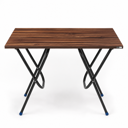 Foldable Study Table | Portable Work Desk for Home, Office & Study - American Walnut