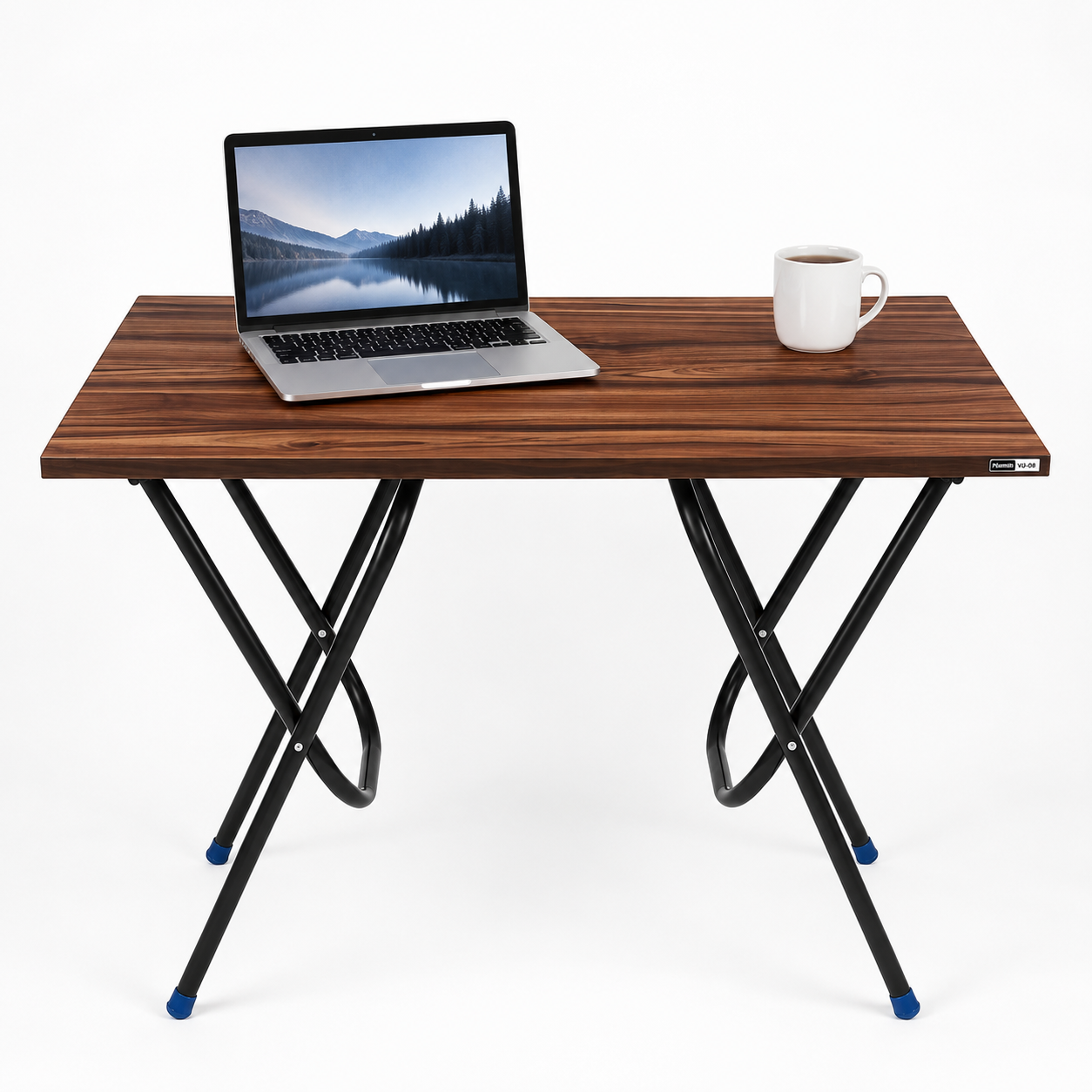 Foldable Study Table | Portable Work Desk for Home, Office & Study - American Walnut