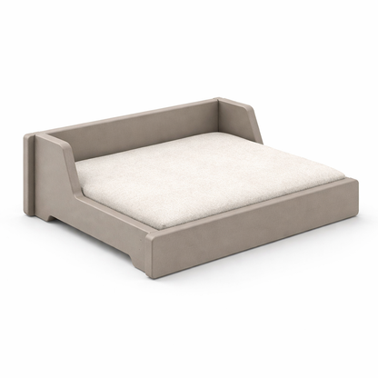 Luxe Raised Pet Bed – Mocha Brown