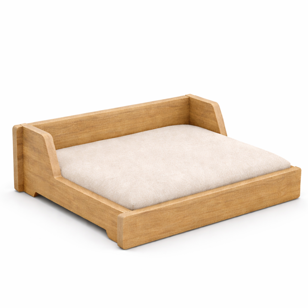 SmartLivin Pet Bed with Cushion  – Virgin oak