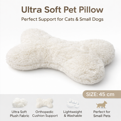 Ultra Soft Bone Shape Pet Pillow – Green