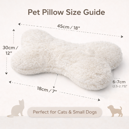 Ultra Soft Bone Shape Pet Pillow – Green