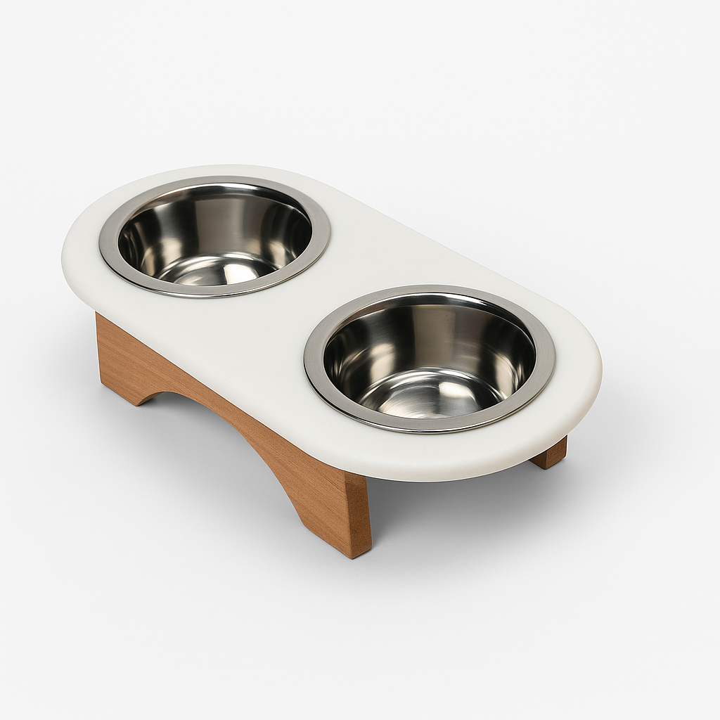 Elevated Pet Bowl with Stand – Stylish & Comfortable Feeding Solution