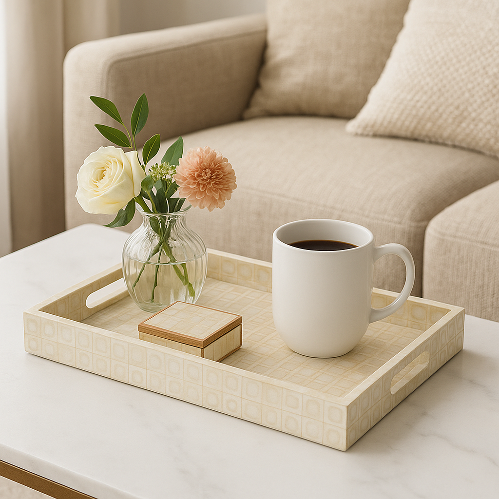 Rai Pearl Trays – Set of 3