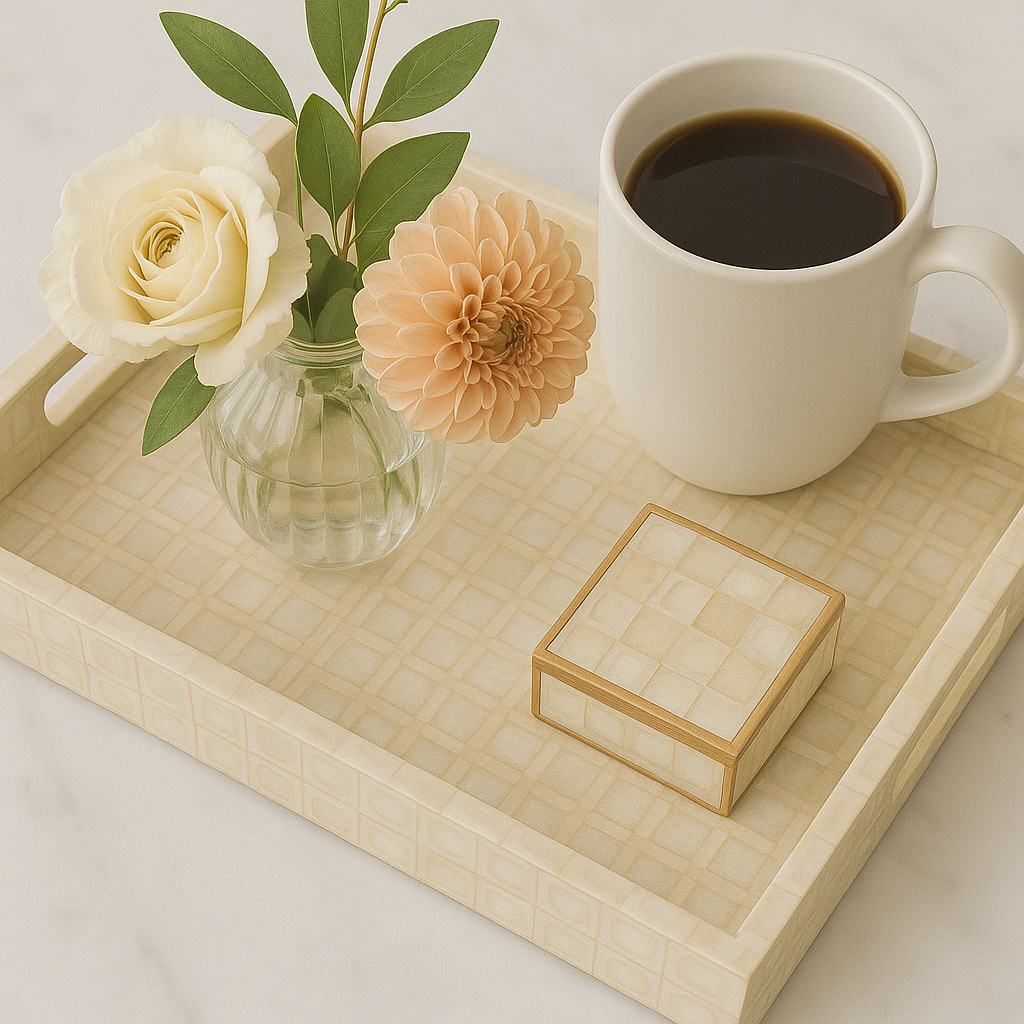 Rai Pearl Trays – Set of 3