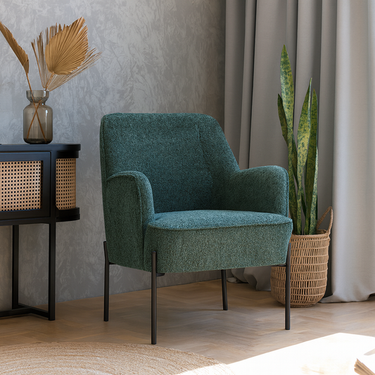 Ironveil Cotton Armchair – Comfortable Upholstered Seating