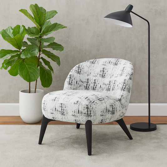 Camila Cotton Accent Chair – Modern Lounge Seating