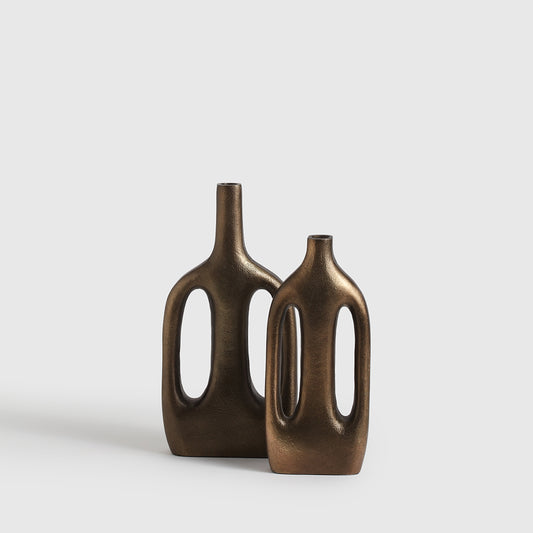 Heniya Vase set of 2 – Elegant Decorative Centerpiece