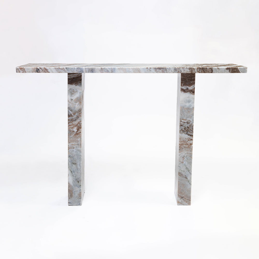 Butterscotch Indian Marble Console Table – Handcrafted Luxury Stone Furniture