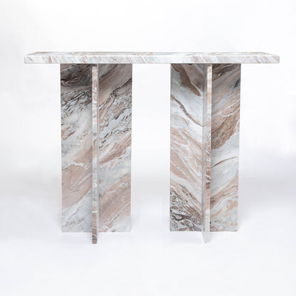 Butterscotch Indian Marble Console Table – Handcrafted Luxury Stone Furniture