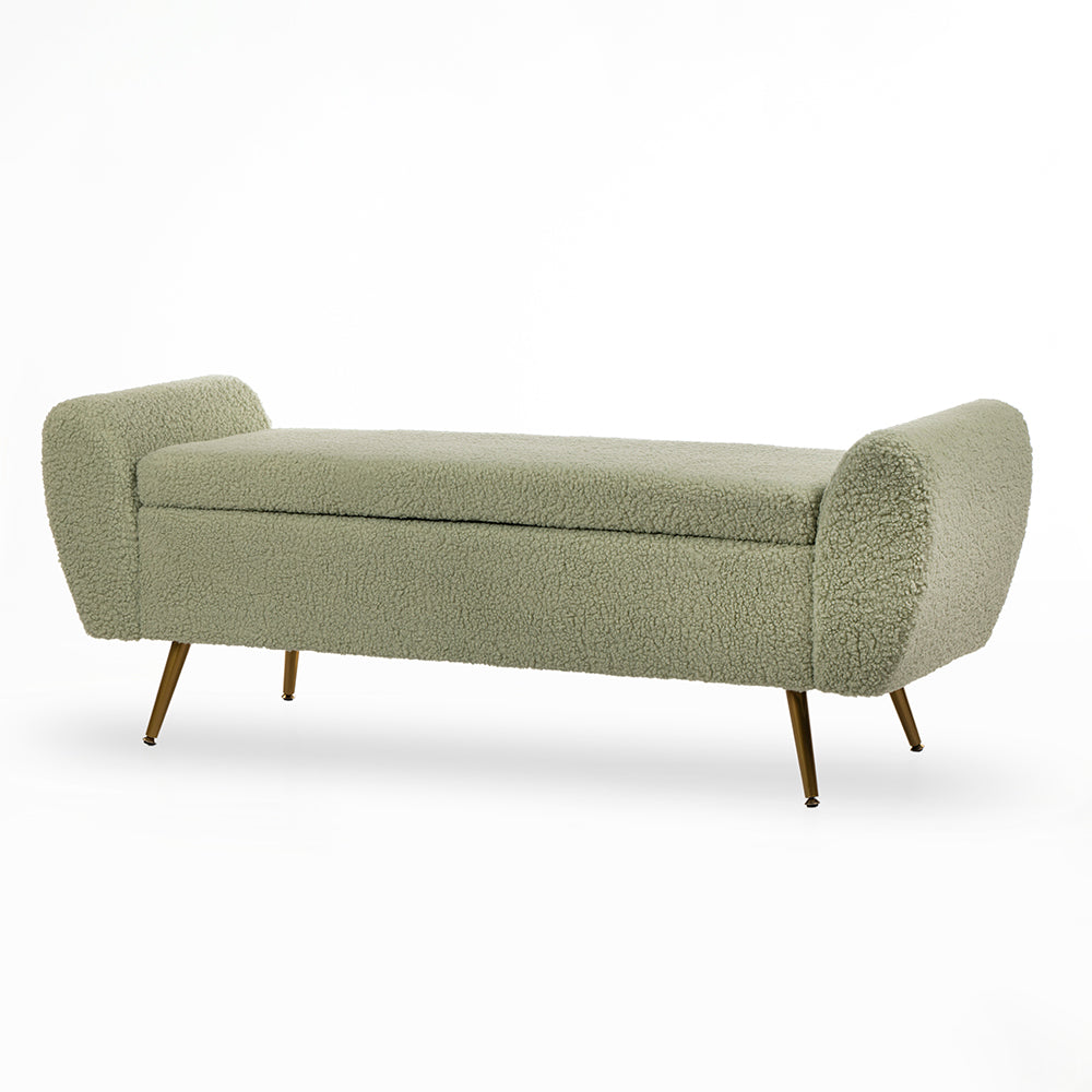 Barcarolle Polyester Bench - Steel – Comfortable Upholstered Seating
