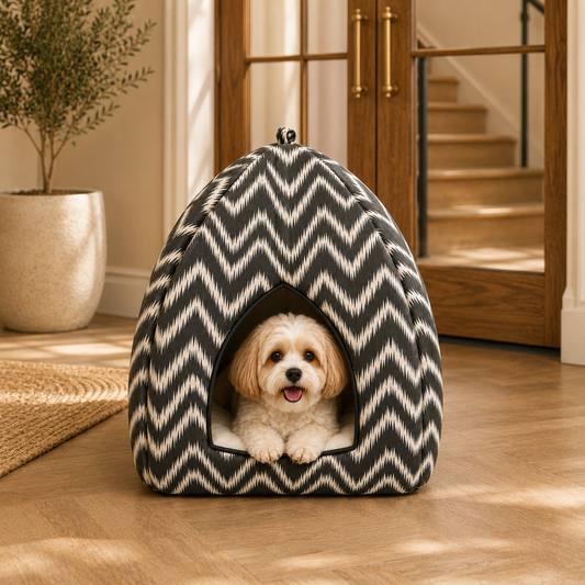 Chevron Retreat Pet Cave