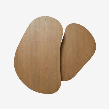 Lunari Solid Wood Nesting Coffee Table Set