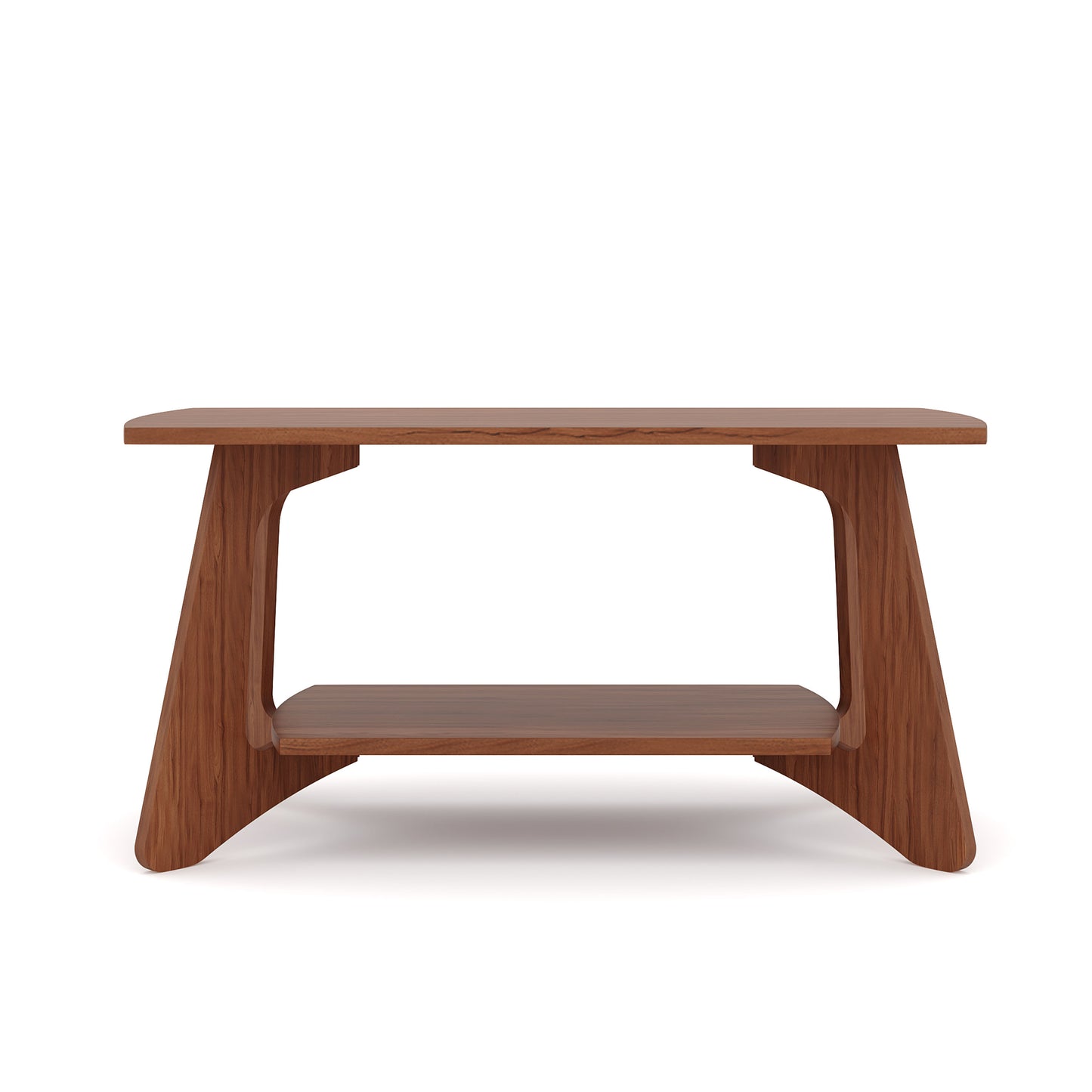 Smart Livin Arco Engineered Wood Coffee Table - Walnut Brown