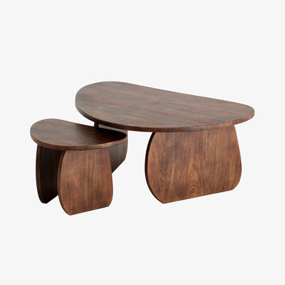 Varen Solid Wood Nesting Coffee Table Set