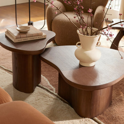 Arvella Solid Wood Nesting Coffee Table Set