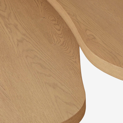 Lunari Solid Wood Nesting Coffee Table Set