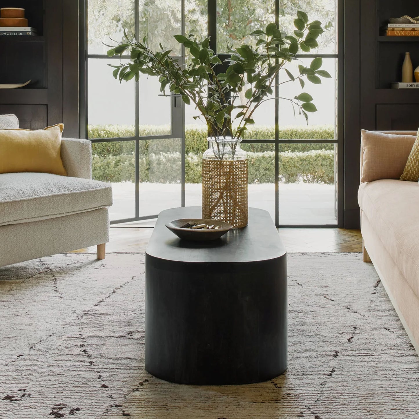 Arvella Oval Solid Wood Coffee Table