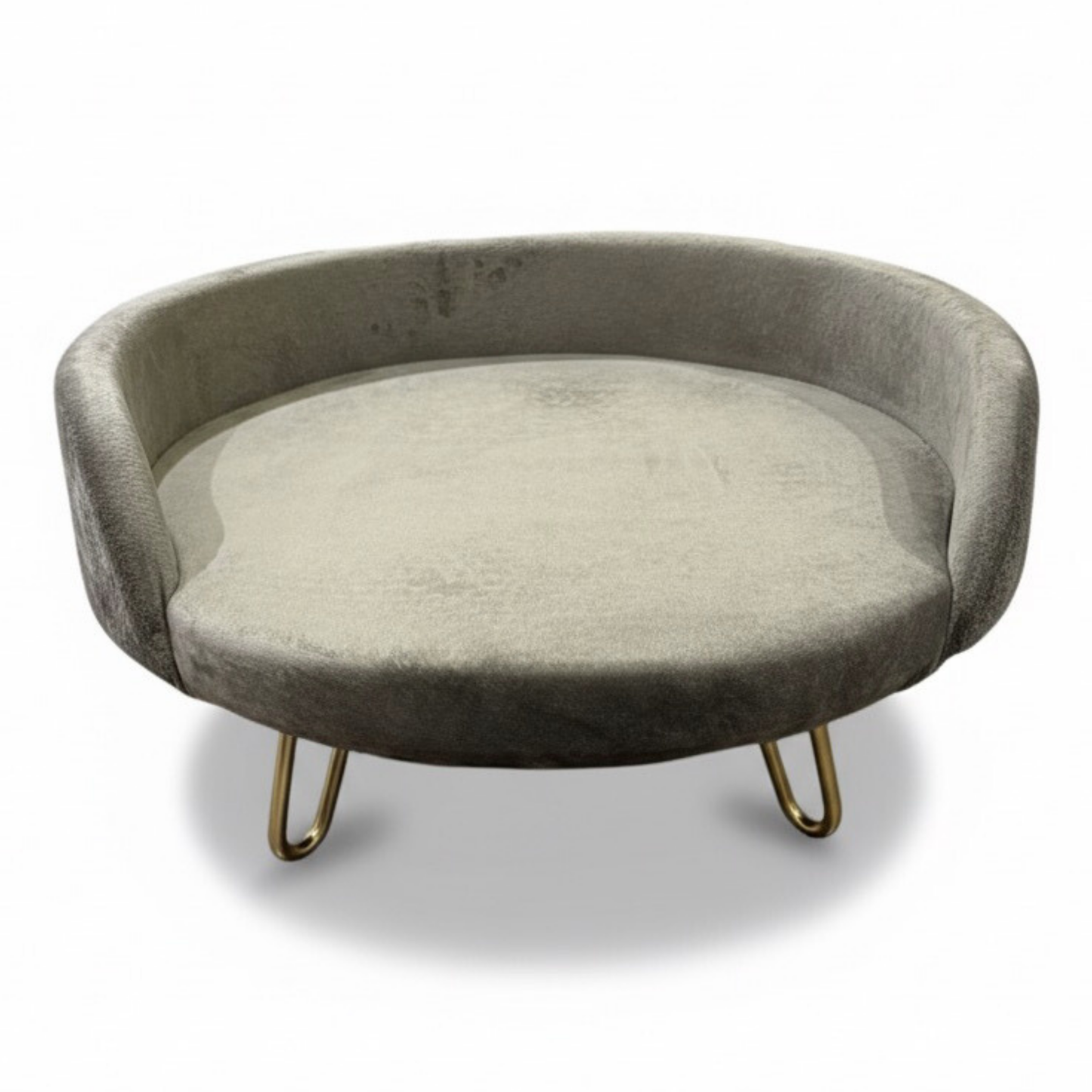 Plush Luxe Pet Bed – Deep Olive Green