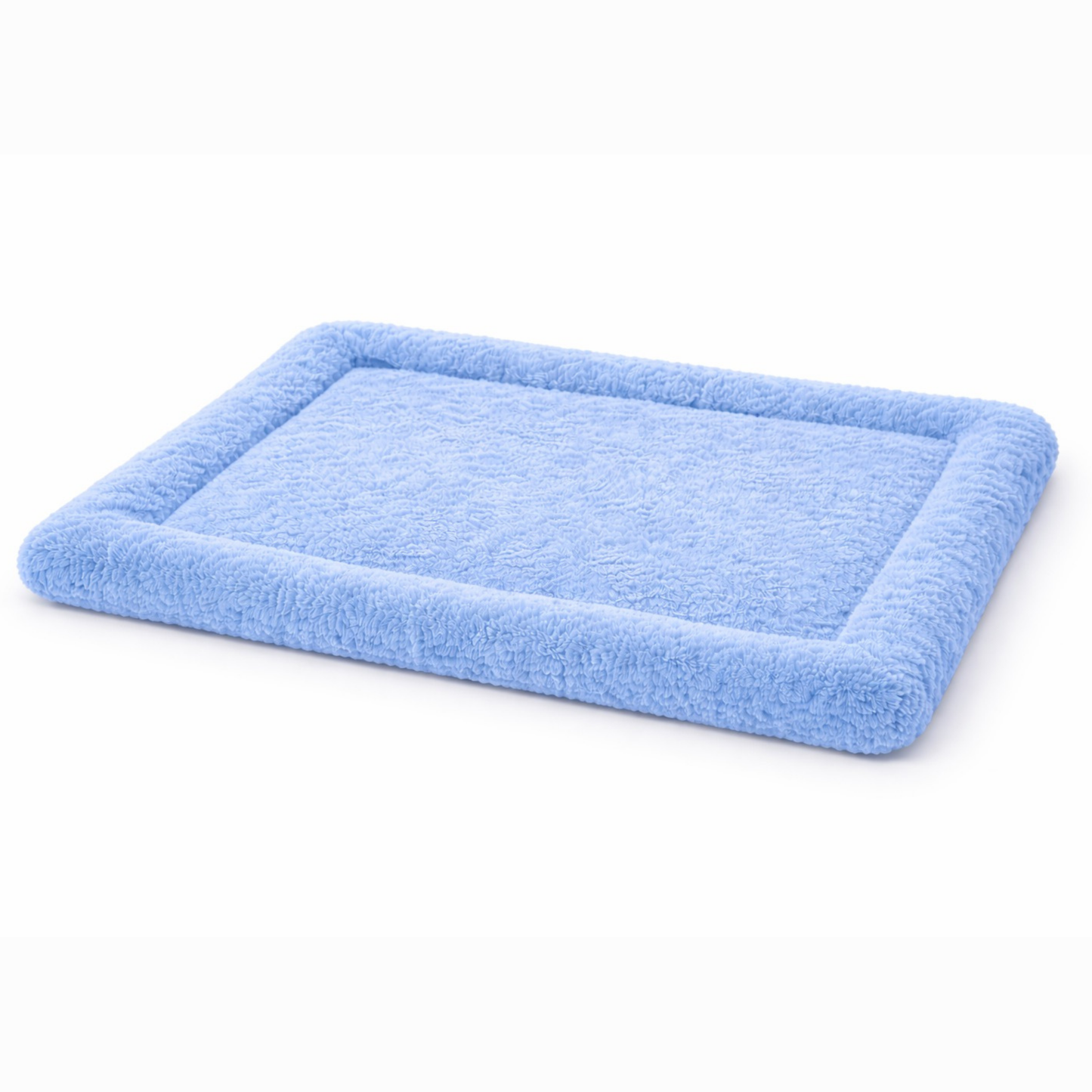 Ultra-Soft Plush Pet Floor Mat – Sky Blue- Washable & Non-Slip