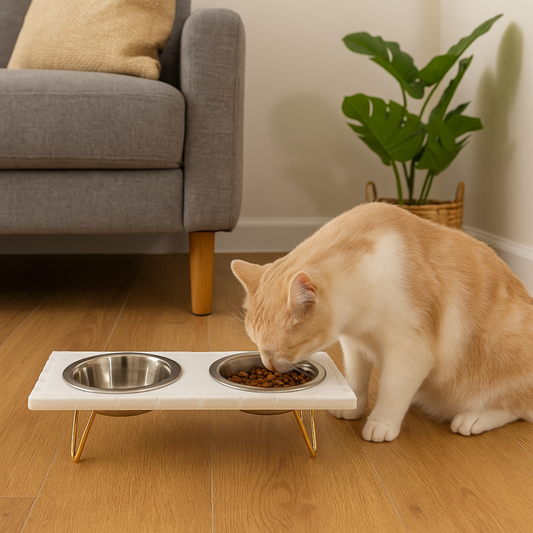 Elevated Pet Bowl with Stand – Stylish & Comfortable Feeding Solution