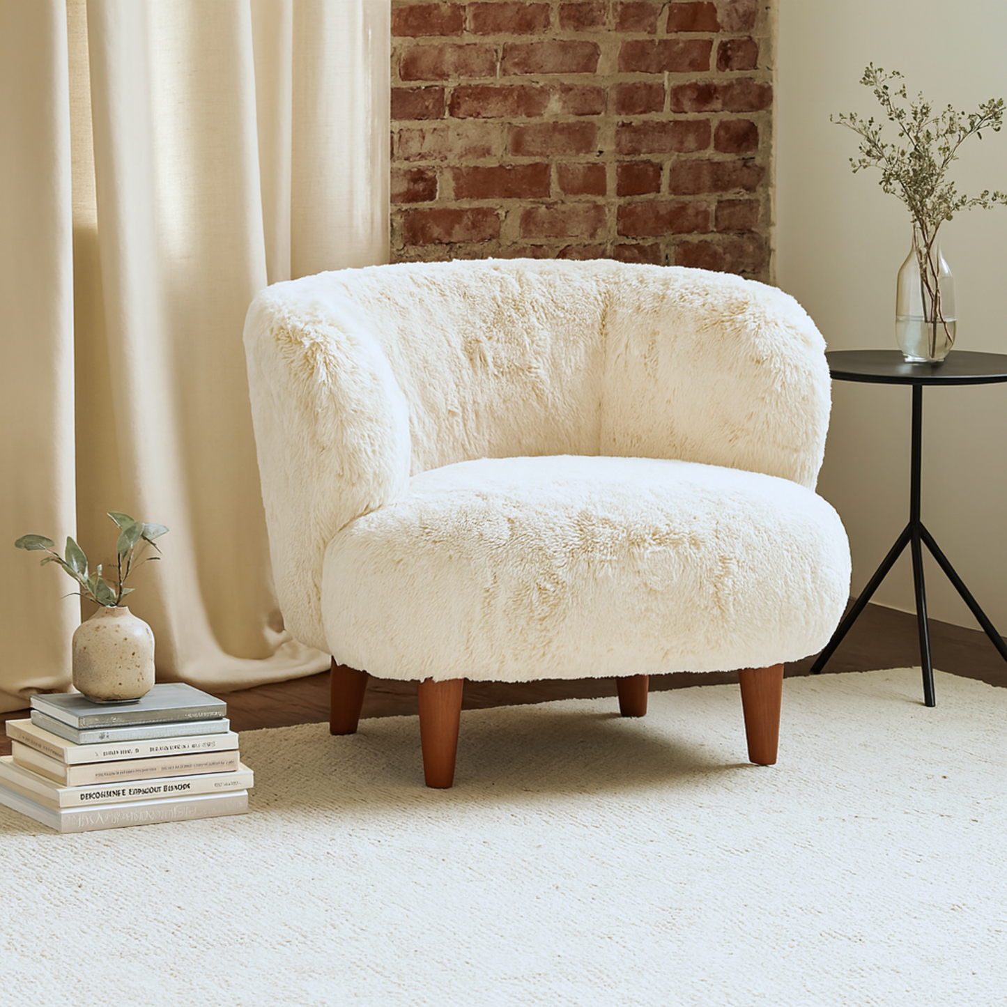 Cherry Creations Lounge Chair – Comfortable Upholstered Seating