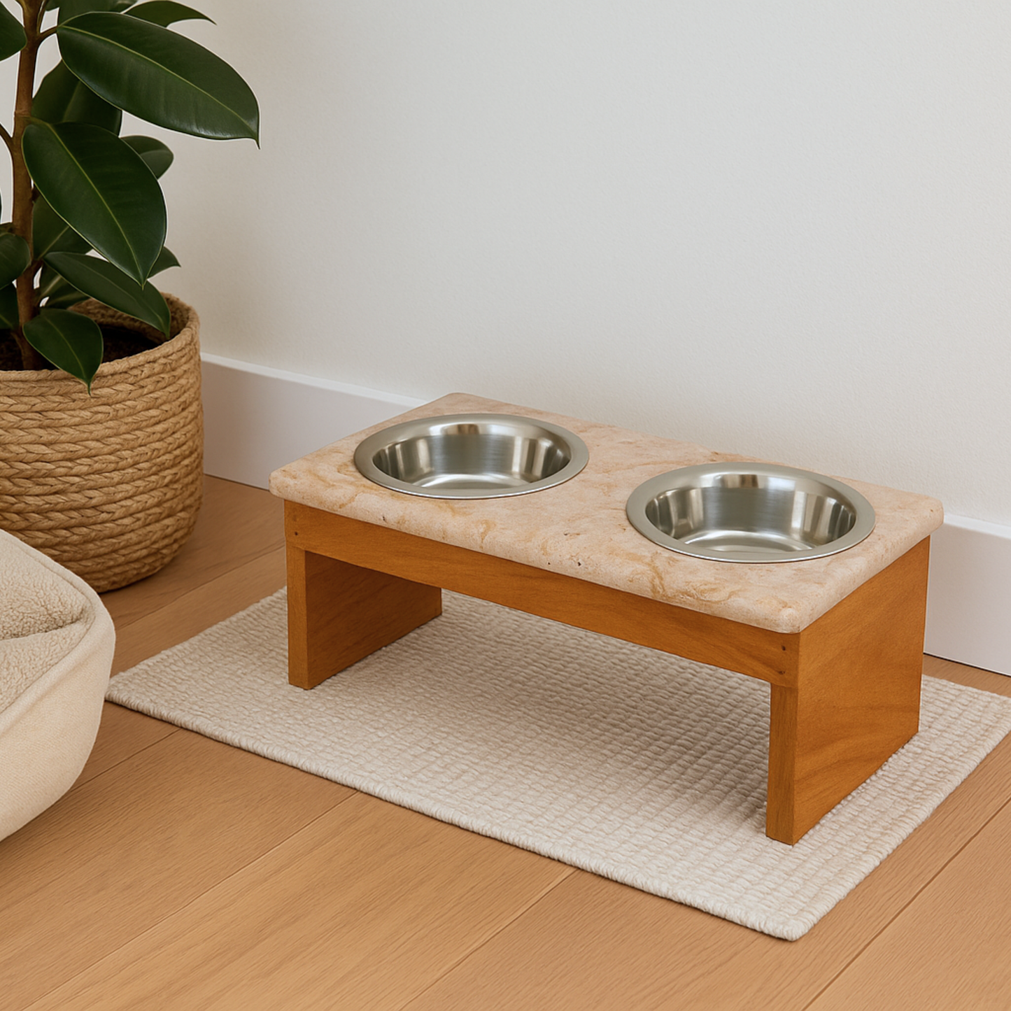 Elevated Pet Bowl with Stand – Stylish & Comfortable Feeding Solution