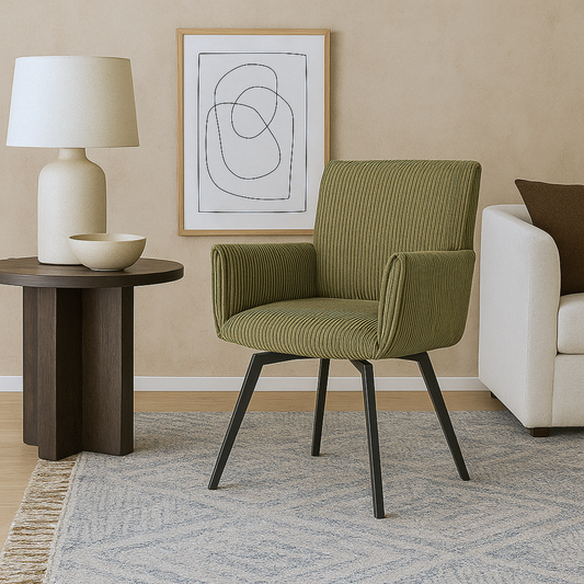Ripple Ridge Radiance Dining Chair - Comfortable Upholstered Seating