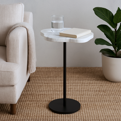 Chasy Marble Accent Table