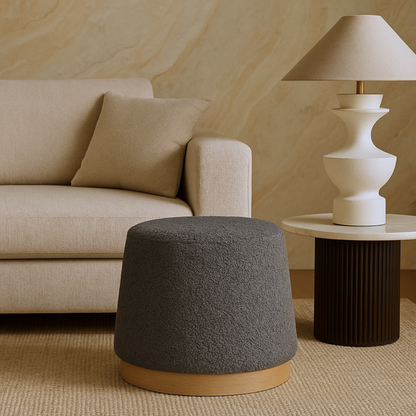 Bennie Joy Plywood Pouf