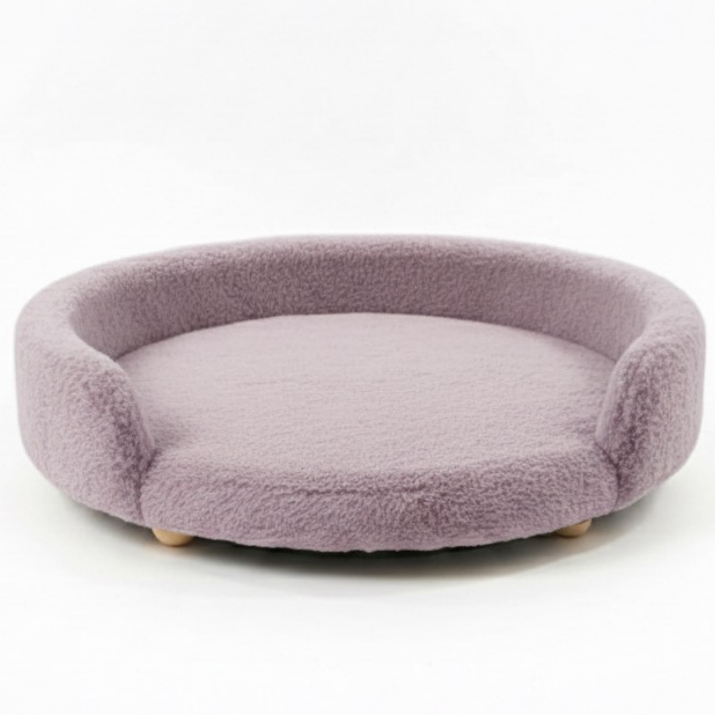 CloudRest Pet Bed Dusty Lavender – Ultra Soft & Supportive Round Cushion for Dogs & Cats