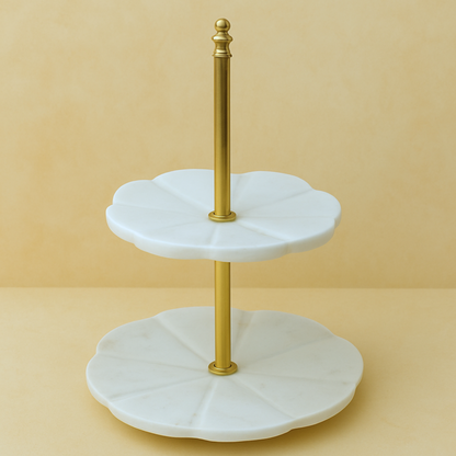 Marble Festive Treat Tier Stand